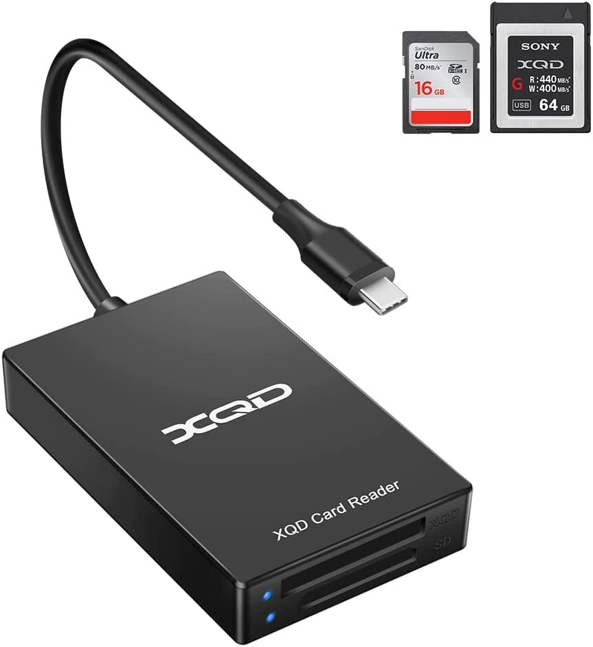 Sony XQD Reader USB 3.0 XQD SD Card 2 in 1 Memory Card Reader
