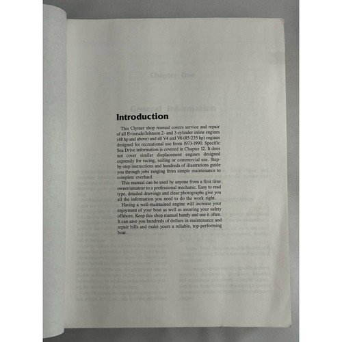 Evinrude/Johnson Outboard shop manual 48-235 HP (1973-1990) includes Sea Drives - Picture 6 of 10