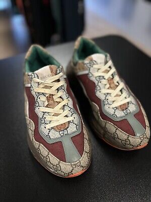 Size 7G/7.5US Gucci GG Rhyton Sneakers - Brick Red 100 Size 7G/7.5US Gucci GG Rhyton Sneakers - Brick Red 100