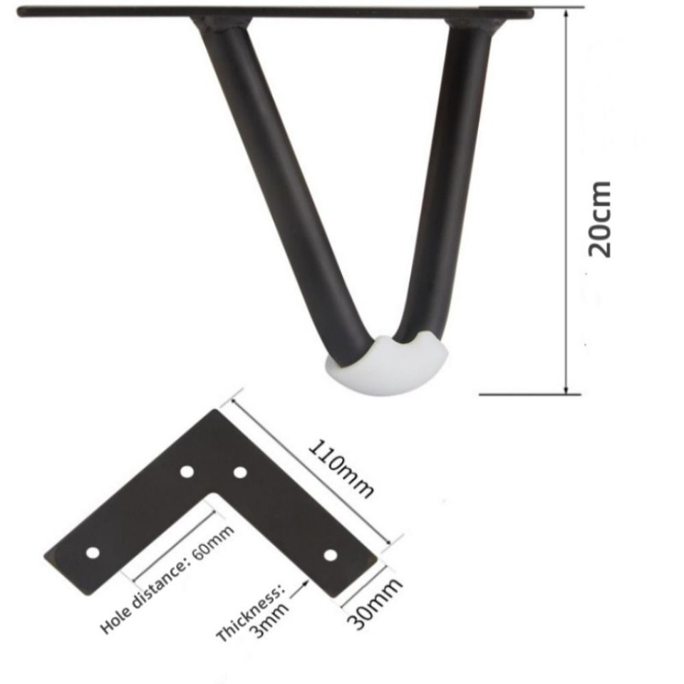 Furniture Bench Hair Pin Legs Furniture hardware Hairpin Legs iron