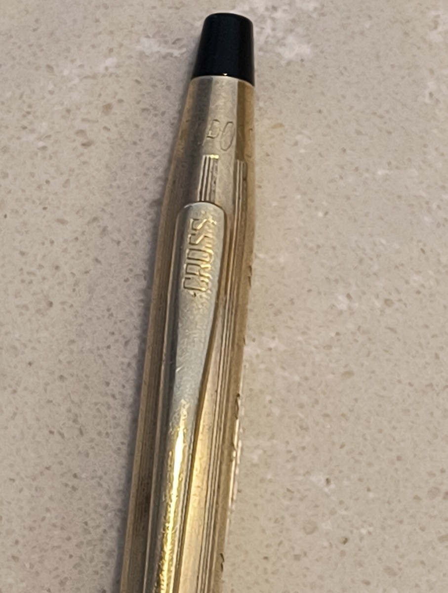 Cross 0.9.m Pencil 1/20 12KT Gold Filled/ USA engraved “Anthony T