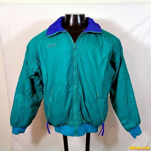 Columbia Chaqueta De Esquí De Nylon Forro para Hombre Talla S Aqua Azul con  Cremallera reversible | eBay