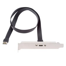 USB 3.2 Type-E IDC 20Pin Front Panel Header to USB-C Type-C Female Cable 20Gbps