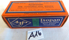 AGFA ISOPAN FEINKORNFILM; F PB 20; F 620; 6x9-6x6-41/2 x 6cm; ROLLFILM (A16)