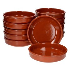 12er Set Cazuela Ton-Schale Bruno Ø 20cm Größe L Mittelalter Wikinger