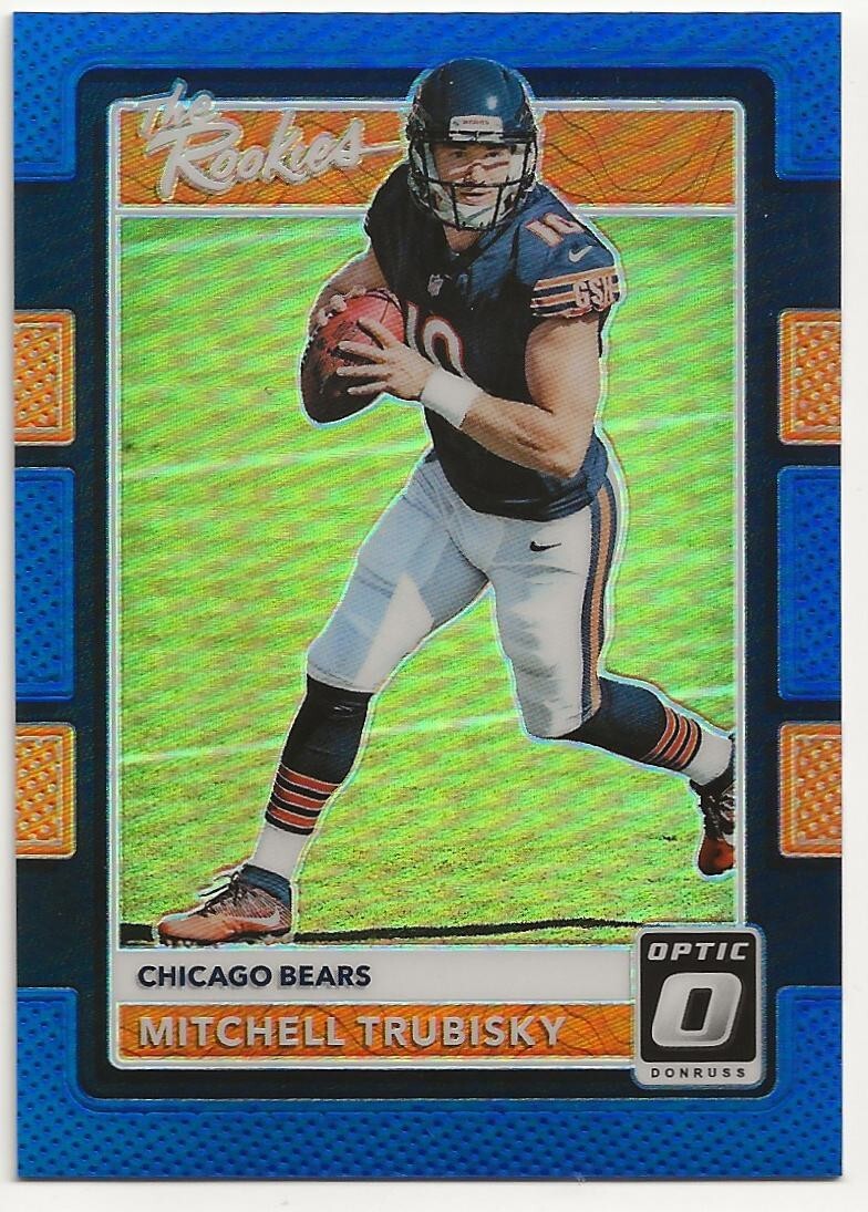 2017 Donruss Optic Blue Mitchell Trubisky /149 #1