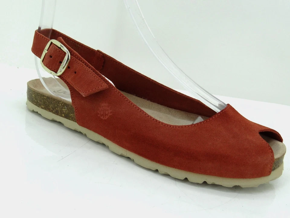 YOKONO Sandales Sandalette Chaussures Confort Femme Cuir Taille 39 - Photo 2/4