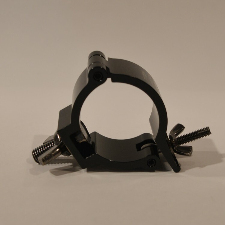 50mm Narrow Half Coupler Clamp 100kg Black Truss
