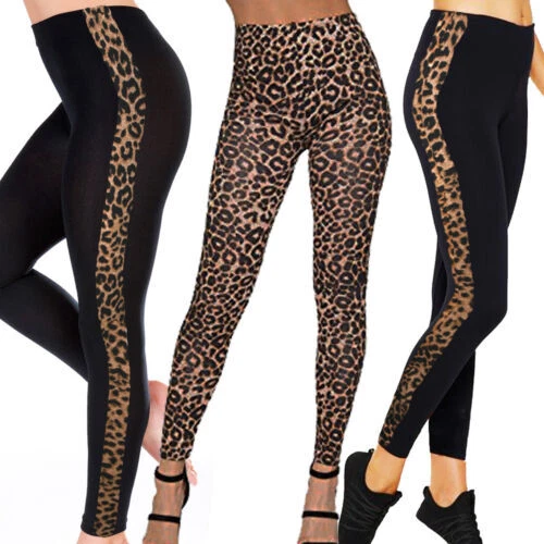 Animal Print Leopard Leggings for Women