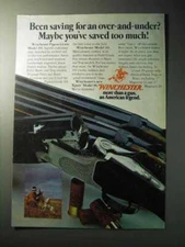1977 Winchester Pigeon Grade 101, Xpert 96 Shotgun Ad