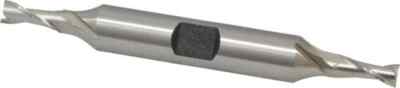 Hertel 3/16'', 7/16'' LOC, 3/8'' Shank, 3-1/8'' OAL, 2 Flute, HSS Double Square E...