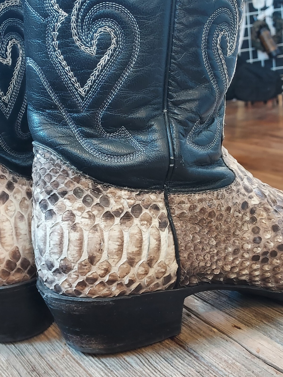 Genuine Python Cowboy Boots - image 11