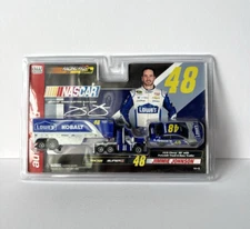 Auto World Racing Rigs 2 Pack Jimmie Johnson #48 XTracion Slot Cars New In Box