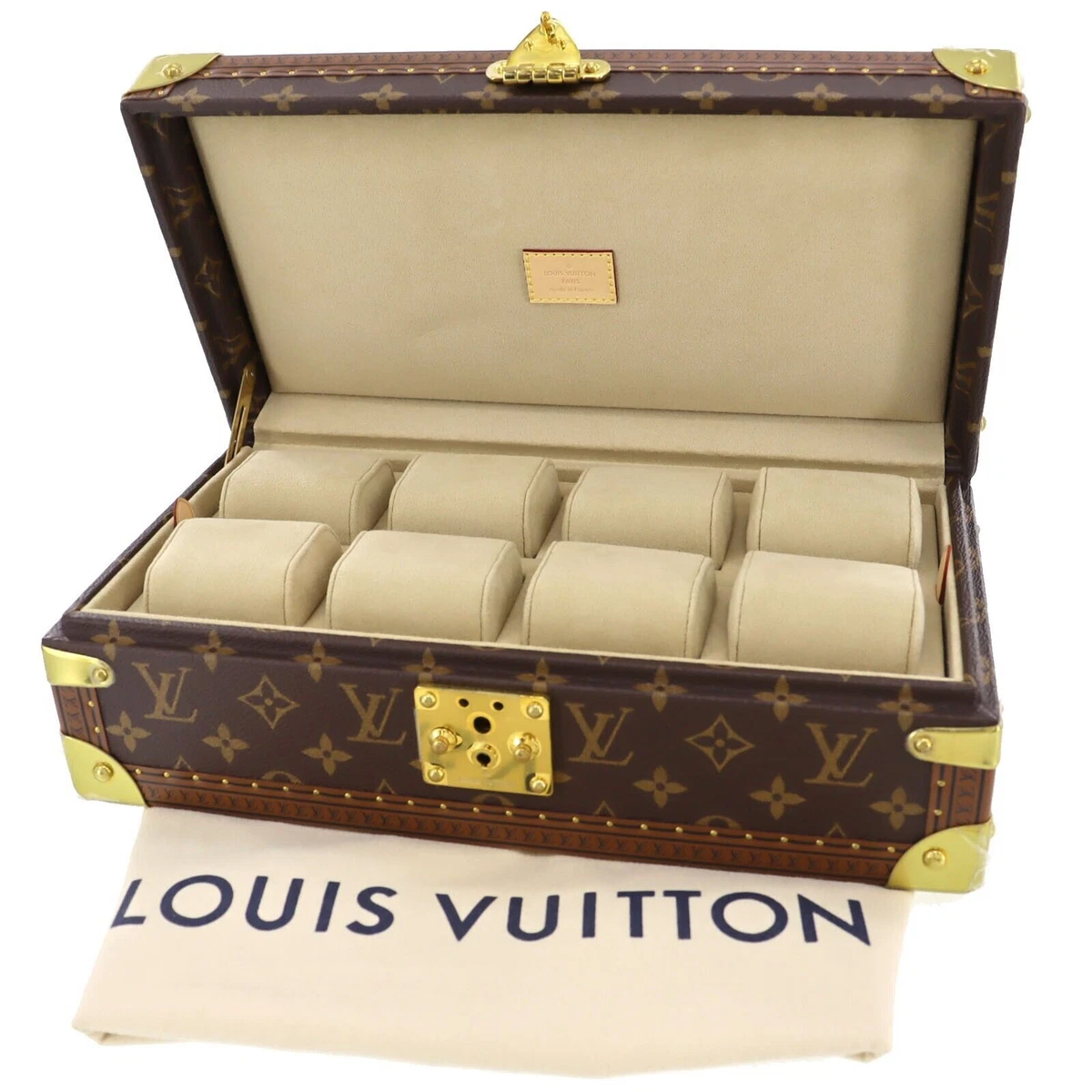 Louis Vuitton LV Coffret 8 Montres Scatola porta orologi usata Monogram