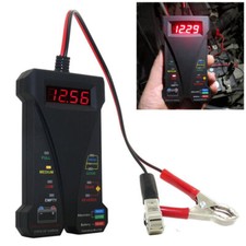 12V Smart LED Digital Battery Tester Voltmeter and Alternator Analyzer For Cars