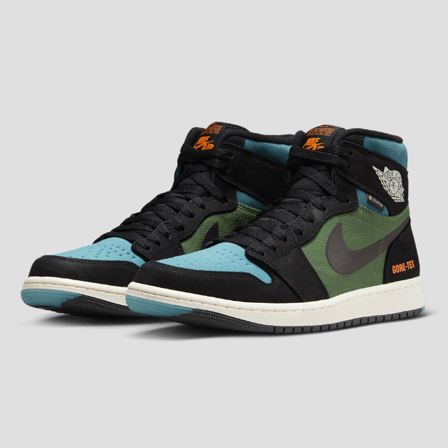Nike Air Jordan 1 Element Gore-Tex Shoes 'Noise Aqua/Olive