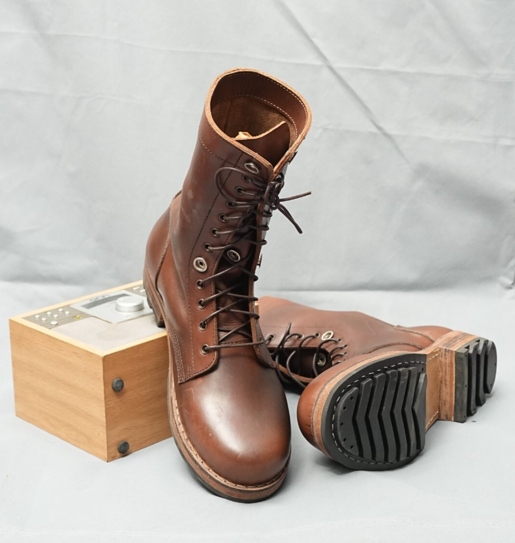 SALOMON Scarpe lunghe fatte a mano in pura pelle bici escursionismo militari avventura