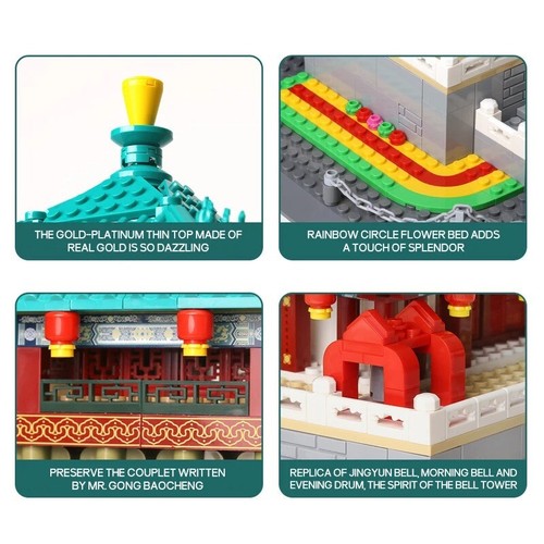Wange Bloque de Construcción Juguetes Arquitectura Mundial Ladrillos Modelo para Adultos o Niños - Imagen 620 de 872