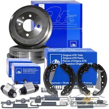 ATE BREMSTROMMELN +BREMSBACKEN +RADZYLINDER HINTEN FÜR SEAT CORDOBA VW POLO UP