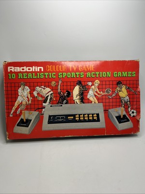 Radofin Color TV Videospielkonsole 10 realistische Sportspiele OVP UNGETESTET