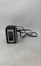Antique Kodak Duaflex II Black Silver Medium Format Film TLR Box Camera Untested