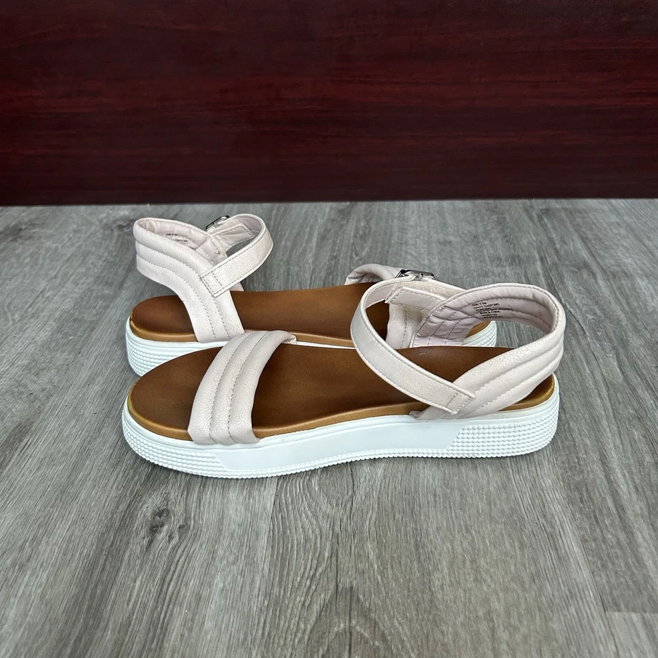 Mia Girl's Little Ellen Lightweight Sandals Strap Shoes Blush Pink Size 5M - Image 2 of 4