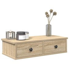 vidaXL Scaffale a Parete con Cassetti Sonoma 60x28x15 cm in Truciolato
