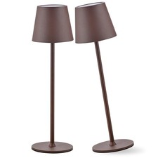 2 Pack Cordless Table Lamp,Portable LED Desk Lamp, 6000mAh Battery Operated, ...