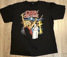 Ozzy Osbourne Diary of a Madman Shirt L Black Sabbath Slayer Kiss Dio RARE!