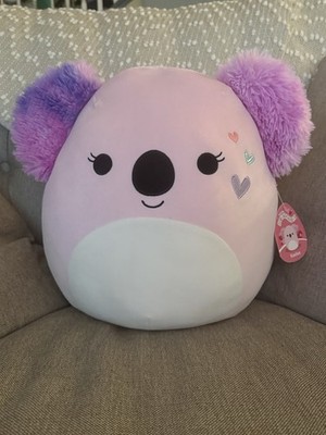 NEW Squishmallows 14  Inch Kaelea The Pink Purple Koala W Hearts Valentine s Day