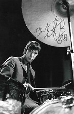 Charlie Watts signed 4x6 photo Rolling Stones Drummer Legend Music COA LOOK!