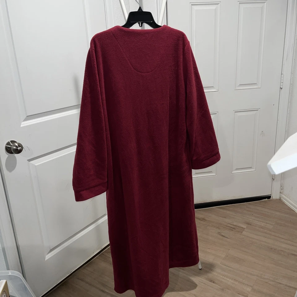 Camisola Miss Elaine poliéster lã borgonha quente aconchegante tamanho GG - Imagem 4 de 4