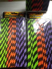 Useable straw Brand New 3 Packs of 50 Haunted House Paper Straws Halloween Party