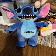 Disney Baby Kids Preferred Stitch Plush 12” Tall With Jamaica
