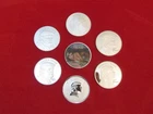 Trump 1oz Silver Rounds with Bonus Melania Commemerative Coin - 7 coins total