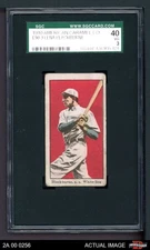 1910 E90-3 American Caramel Lena Blackburne White Sox SGC 3 - VG