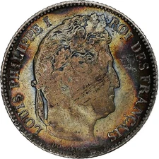 [#1270795] France, Louis-Philippe, 1 Franc, 1832, Nantes, Silver, VF(20-25), Gad