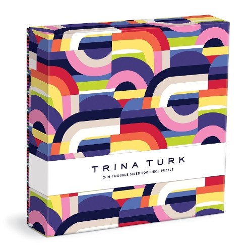 Trina Turk 500 Pc Double Sided Puzzle with Shaped Pieces 5790₽