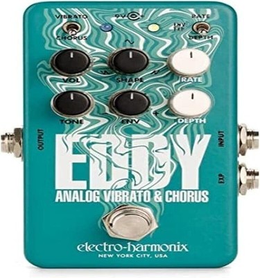 Electro-Harmonix Eddy Vibrato/Chorus Guitar Effects Pedal