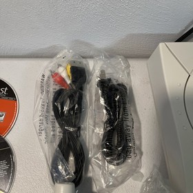 Sega Dreamcast Console And Game Lot X3 Controllers Fishing Rods And More Wow 