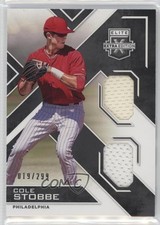 2016 Panini Elite Extra Edition Dual Materials 19/299 Cole Stobbe #DM-CS 1m22