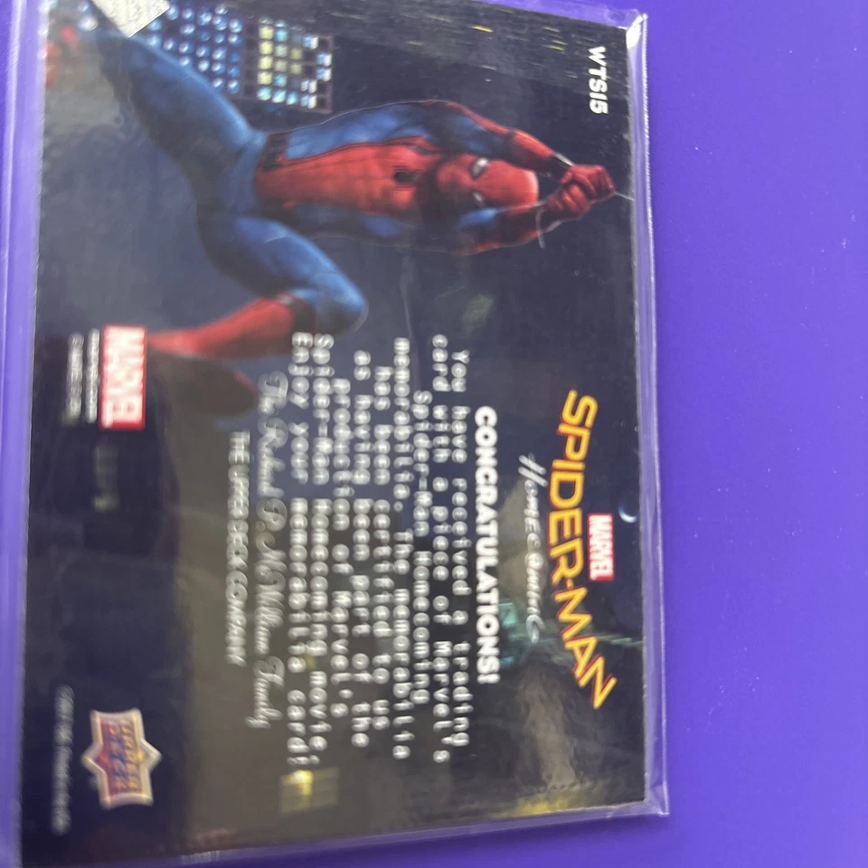 Spider-Man Homecoming 2017 Webbed Threads Costume Relic Memorabilia - Image 2 of 2