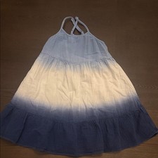 Cat & Jack Tie Dye / Blue Ombré Dress - Girls 6/6X