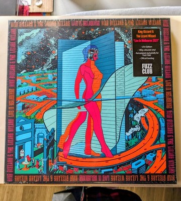 King Gizzard & the Lizard Wizard Melbourne 2021 Live 3 X Vinyl Record Phish New