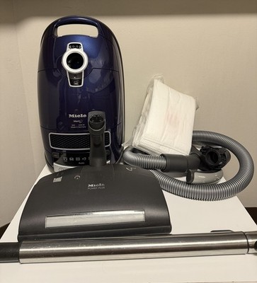 Miele C3 S8590 Marin Canister Vacuum Cleaner Blue 1200W with Hose and Powerbrush