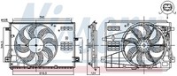 Nissens 85973 LüFter, MotorküHlung For CitroËN DS Fiat Opel Peugeot Vauxhall