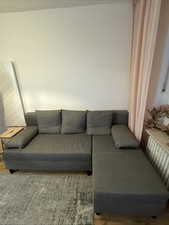 IKEA - Ecksofa mit Bettkasten (Schlafsofa); inklusive  Teppich 