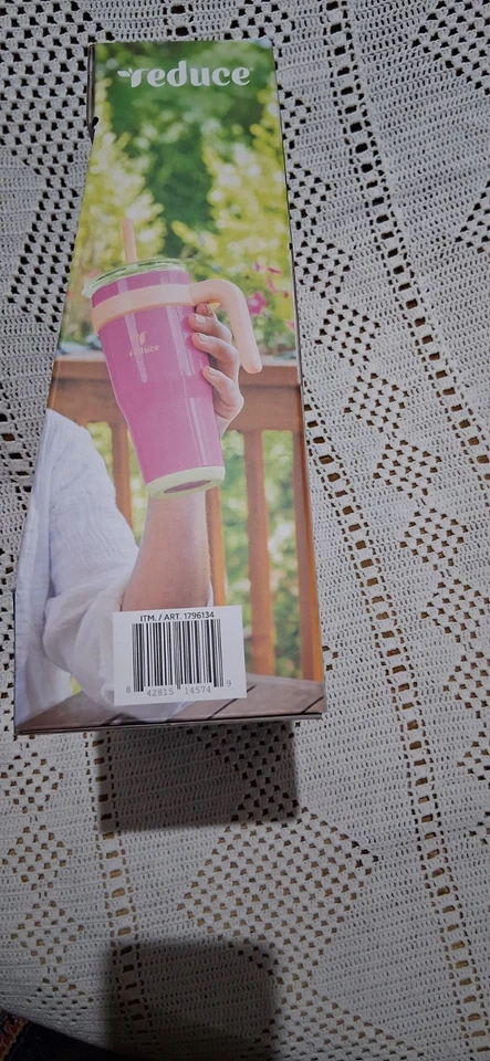 Nuevo Reduce 24 oz. Vaso aislante Cold1, acero inoxidable, paquete de 2, rosa y verde Foto 3 de 4