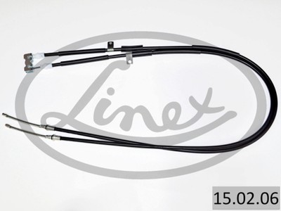LINEX Bremsseil Seilzug Feststellbremse 15.02.06 für FORD KA STREET RL2 ROCAM