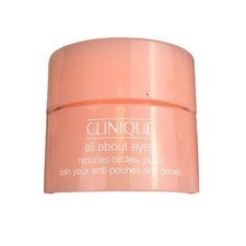 Clinique All About Eyes Eye Travel Cream Reduces Circles Puffs 0.17oz / 5ml B20Q